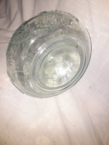 Antiguo Botellon De Vidrio Para Vino Transparente (Usado)