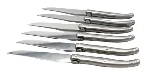 SET DE 6 CUCHILLOS CARNE MONTP. ACERO INOX