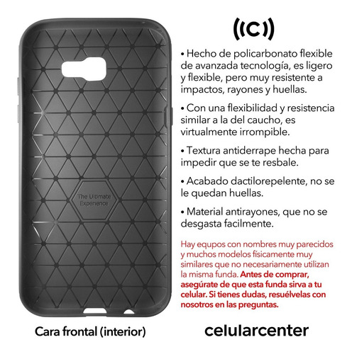 Imagen 3 de 8 de Funda Galaxy A7 2017 Sm-a720 Samsung Case Protector Cover