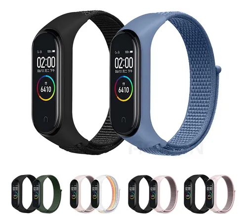 Correa  CellularLine KITBAND1MISMART6, Kit 3 correas para Xiaomi Mi Smart Band  6 / Mi Smart Band 5, Silicona, Rojo/Verde/Azul