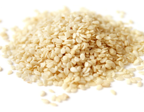 Ajonjolí Blanco Sin Cutícula 1kg Sésamo Excelente Calidad