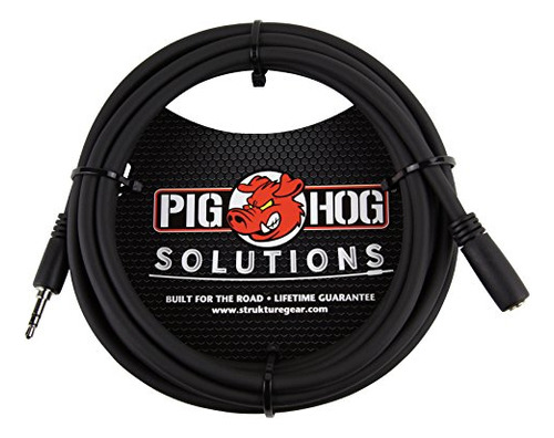 Extensión De Auriculares Pig Hog Phx35-10 De 3 5 Mm A Tram D