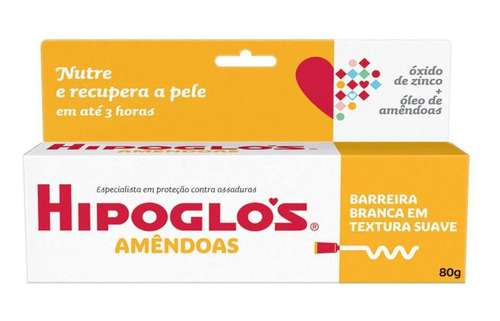 Hipoglós Amêndoas Creme Para Prevenção De Assaduras 80g