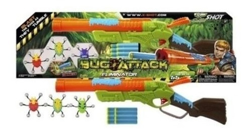 Pistola X-shot Bug Attack Eliminator Lanza Dardos Original