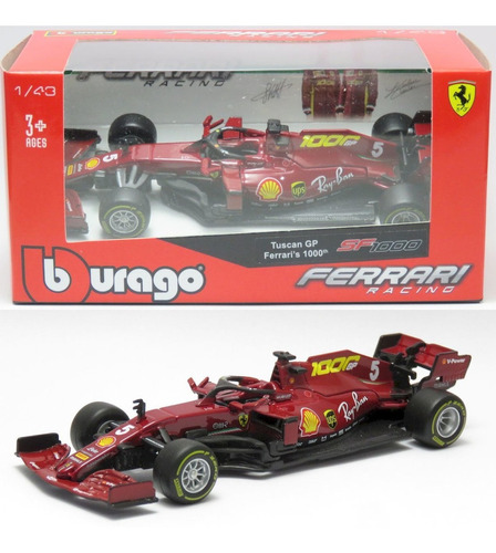 Ferrari F1 Sf1000 - Vettel #5 - Formula 1 2020 1/43 - Burago