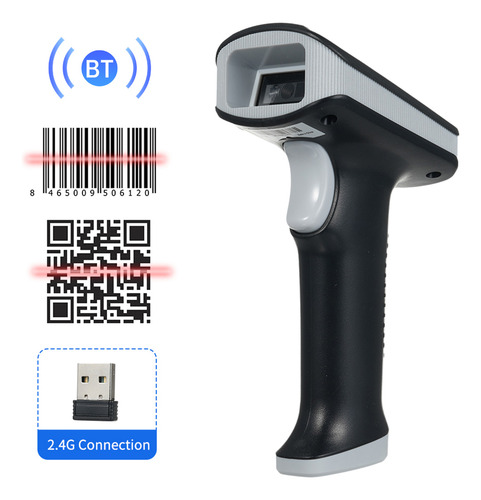 Zh Escáner Qr 2d/1d Uhf, Inalámbrico, Para Múltiples