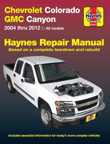 Libro: Chevrolet Colorado & Gmc Canyon (04-12) Haynes Repair