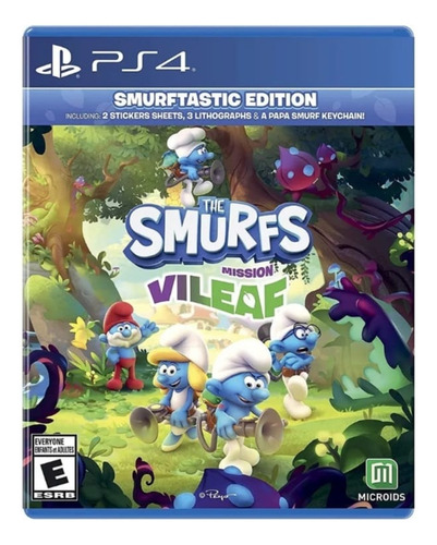 Jogo The Smurfs Mission Vileaf Smurftastic Edition Ps4