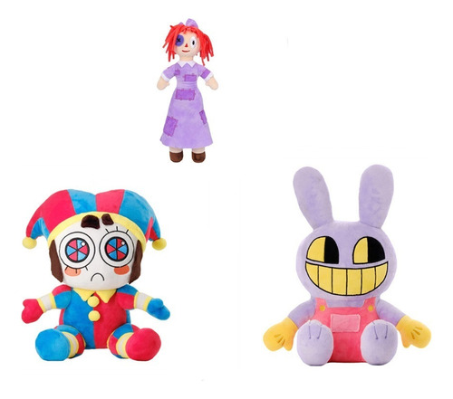 3 Piezas De Juguetes De Peluche De Circo Digital Mágicos, Re