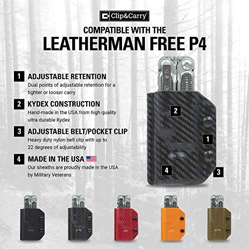 Funda Multiherramienta Kydex Clip & Carry Para Leatherman Fr