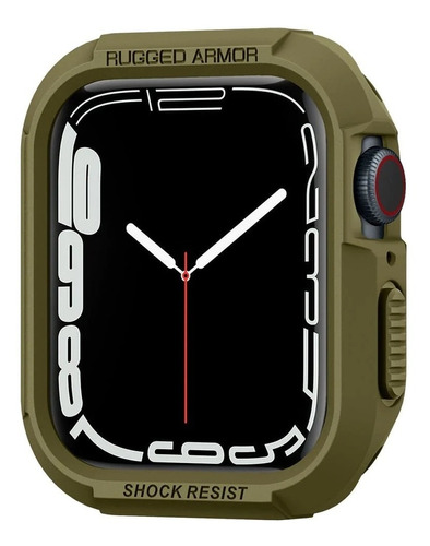 Estuche Spigen Rugged Armor Apple Watch 8 7 6 5 Se 45mm 44m