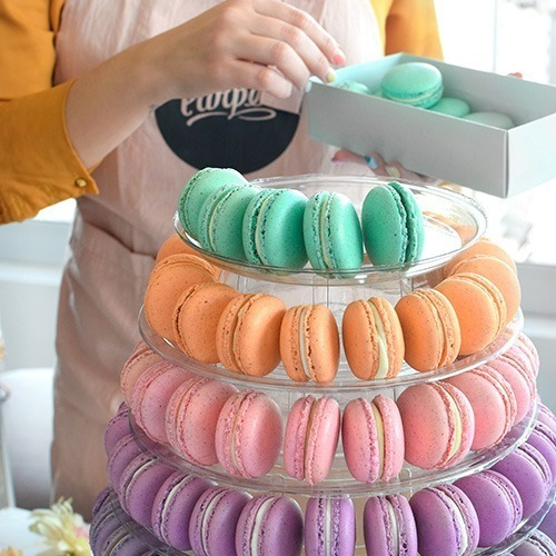 Soporte Base Para Torre De Macarons 5 P. - Parpen