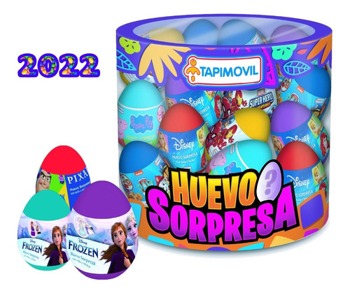 Huevo Sorpresa Disney Marvel Frozen Peppa Paw Patrol Candy