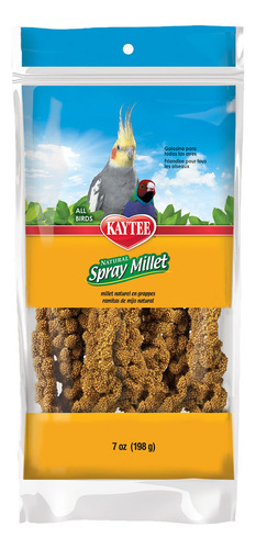 Panizo Kaytee Mijo Natural En Ramas Para Todas Las Aves 7 oz