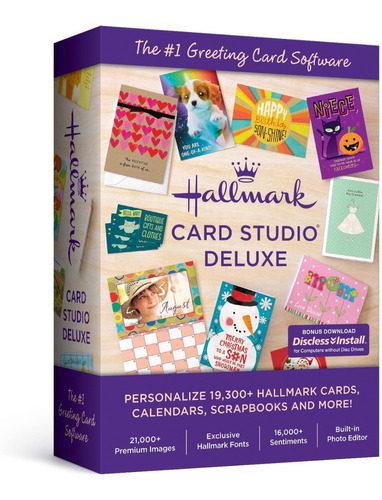 Hallmark Card Studio Deluxe 2019 Creador De Tarjetas.