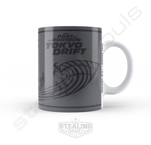 Taza Fast & Furious / Rapido Y Furioso - Takashi Drift King - Nissan 350z - Cine / Pelicula / Coleccion