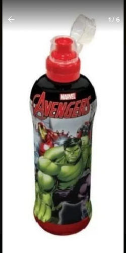 Avengers Botella Agua 350 Ml Niños Lote X 10 Unidades