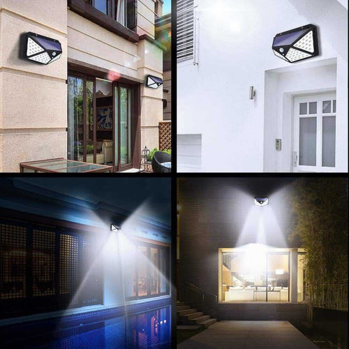 Luminaria Solar De Seguridad Para Jardín/exteriores 2 Pzs.