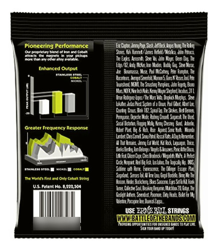 Ernie Ball Regular Slinky Cobalt Cuerdas Para Guitarra