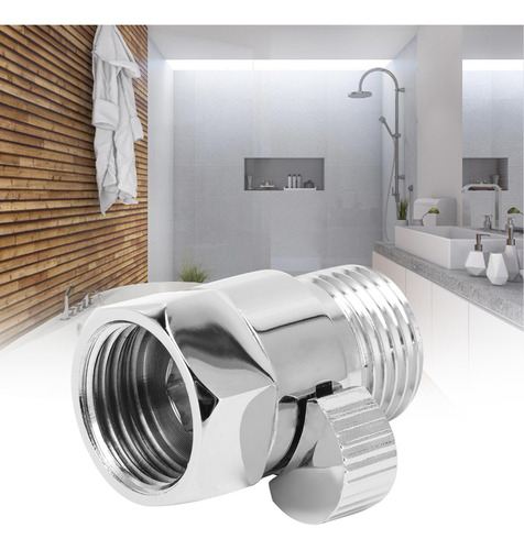 Válvula Ducha G1/2 Con Palanca Para Control Flujo Agua