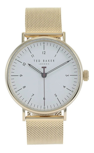 Ted Baker Reloj Howden 3h De Malla De 1.614 in, Oro, Talla.