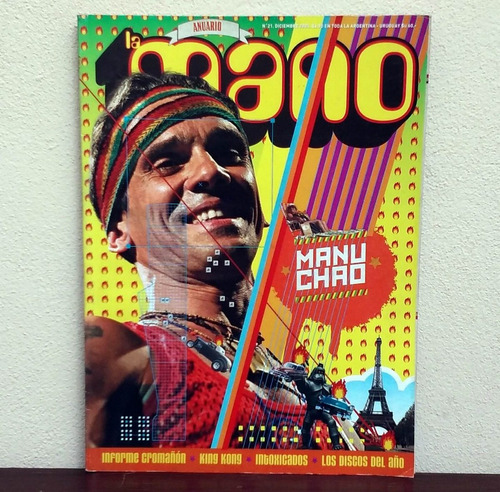 Revista La Mano Nº 21 - Manu Chao + Cromañon Pity Alvarez