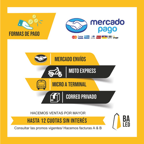 Imagen 7 de 9 de Lampara Led Dicroica 7w Gu10 220v Foco Calido Frio Pack 10