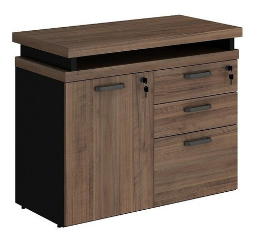 Imagem 4 de 6 de Mesa L Diretor 150x150x60x45x74cm Tampo 40mm Gaveta Imediato