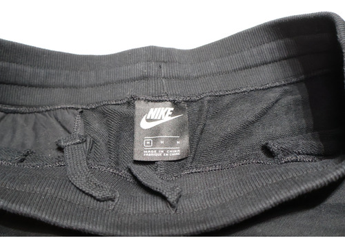 Pants Deportivo De Algodón Nike Color Negro Talla M (Usado)