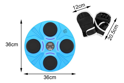 Máquina De Boxeo Electrónica, Música, Boxeo, Modo Azul
