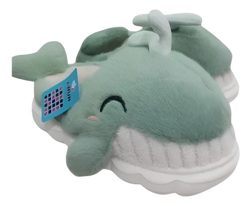Pantuflas Importadas Juvenil Personaje Tiburon 3d Invierno