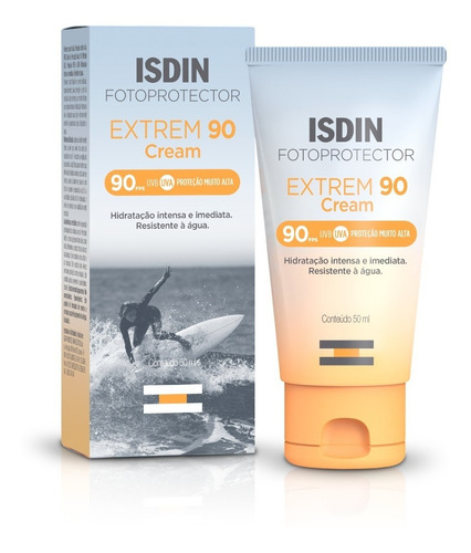 Protetor Solar Facial Cream Extrem Fps90 50ml Isdin