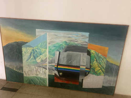 Cuadro De Pintura Montado En Bastidor Con Lienzo  Metro  