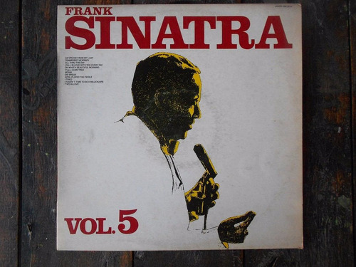 Frank Sinatra Vol 5 Sello Joker  Lp Vinilo Italiano 8 Puntos