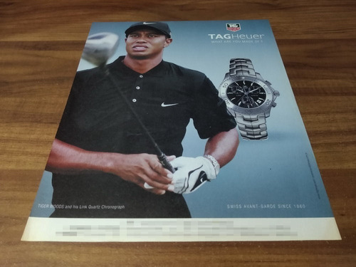 (ph599) Publicidad Tag Heuer * Tiger Woods