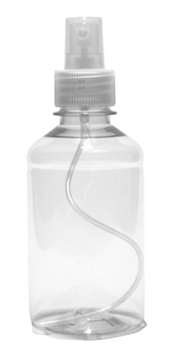 6 Frasco Spray Borrifador T Transp 250ml Alcool Aromatizante