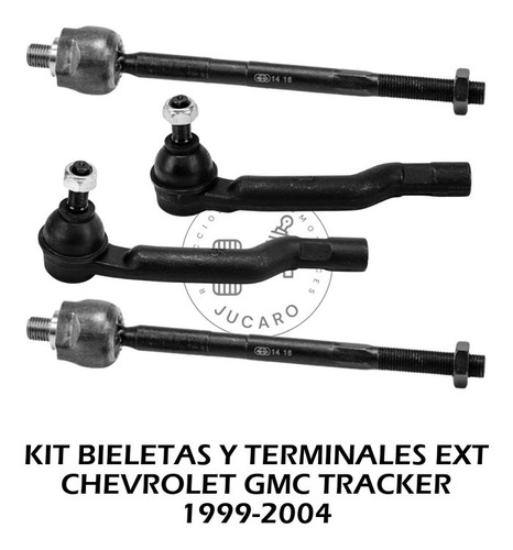 Kit Bieletas Y Terminales Ext Chevrolet Gmc Tracker 99-04