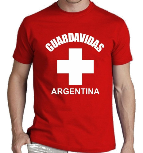 Remera Guardavidas Lifeguard Ideal Disfraz O Trabajo