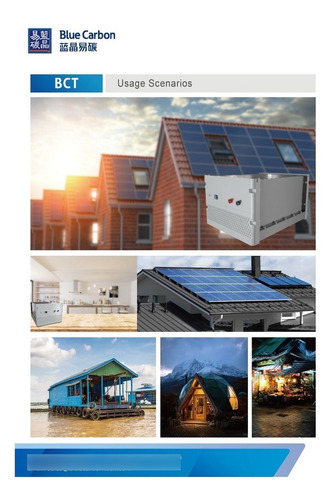 Imagen 7 de 8 de Bateria Solar Litio Lifepo4 200ah 48v Blue Carbon Lithium