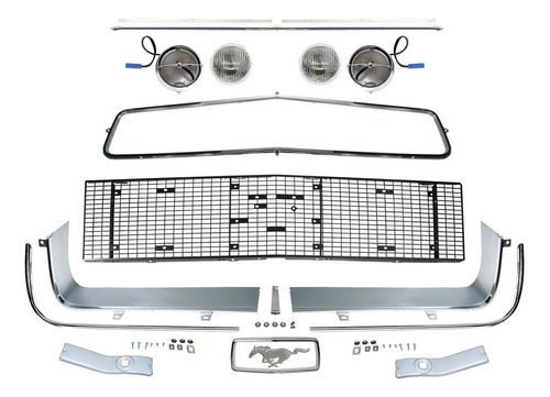 Kit Parrilla Completa Para Ford Mustang 1968