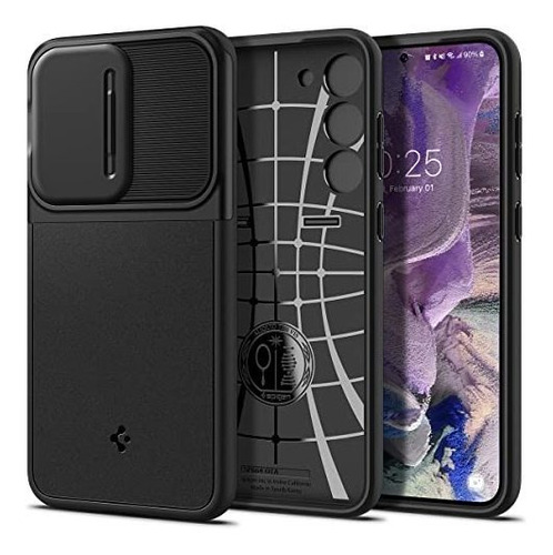 Funda Para Samsung S23 Spigen Optik Armor Negro 