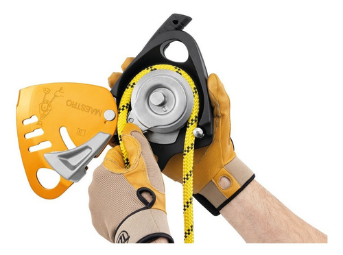 Maestro S Petzl Descensor Polea Bloqueadora Rescate Carga