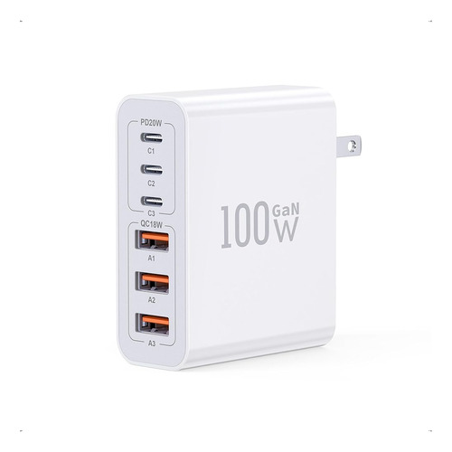 Cargador De Pared Usb C, Bloque De Carga Rápida Usb C Pd De
