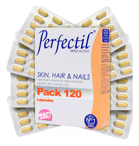 Perfectil Triple 120 Capsulas. Piel, Cabello Y Uñas
