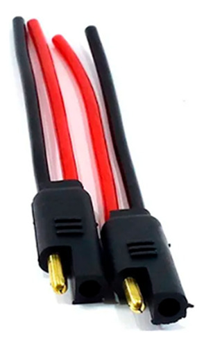 Kit 10 Conector 2 Vias Reforçado C/ Fio 4 Mm Plug Para Caixa