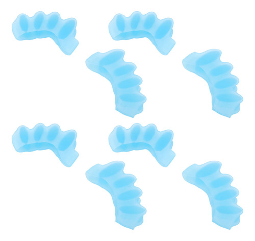 Separador De Dedos De 8 Piezas De Silicona, Diseño Ergonómic
