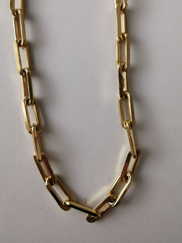 Corrente Cartier Inspired Elos Banho Ouro Usada 2 Vezes