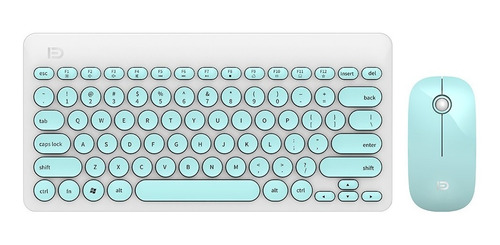 Fd Ik6620 Ultrafino 2.4g Teclado Sem Fio Set Mouse Gaming