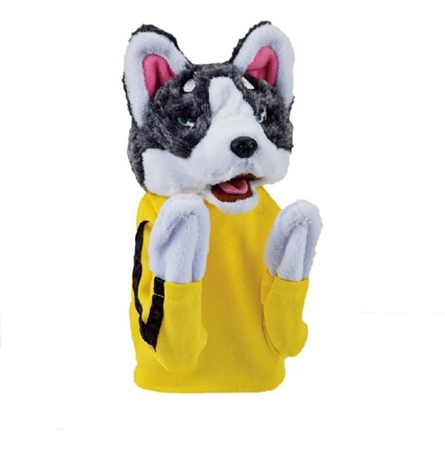Mr Kung Fu Animal Toy Husky Guantes Muñeca Juego For