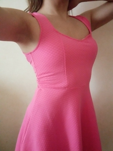 Vestido Corto Rosa